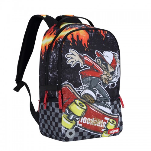 Skateboard boy hiphop backpack 