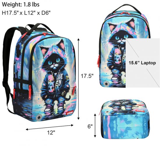 Uniker Backpack UI-25250BP Size Guide Uniker Backpack UI-25250BP Size Guide