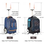 Uniker Rolling Bag 14228T5-Kung-Fu-Soccer Size Comparison