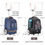 Uniker Rolling Bag cool-bear-14235T5 Size Comparison