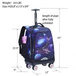 Uniker Rolling Bakcpack UI-19073W Size Guide