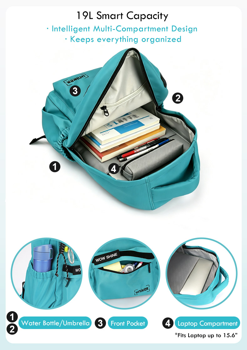 Personalized School Backpack with charm