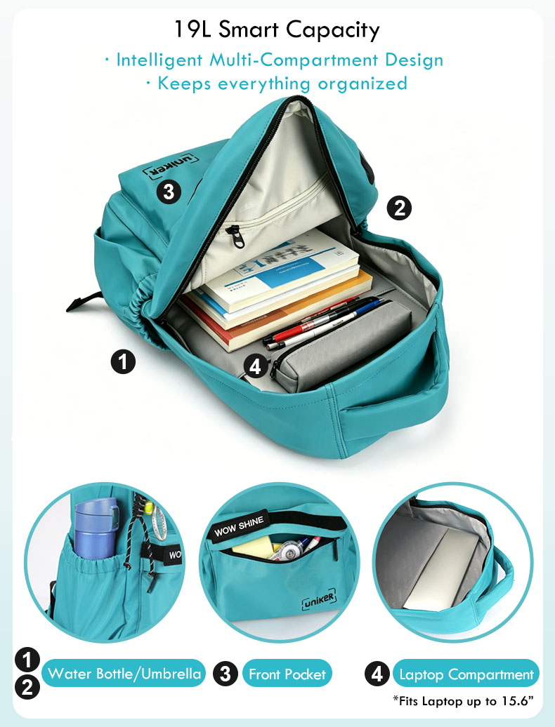 Personalized School Backpack with charm