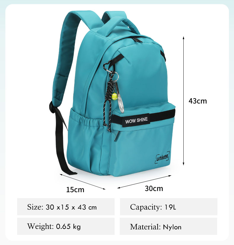 Personalized School Backpack with charm