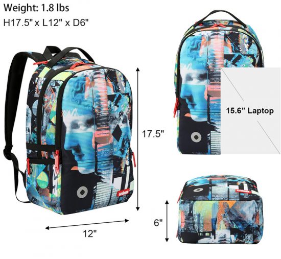 Uniker Backpack UI-25246BP Size Guide