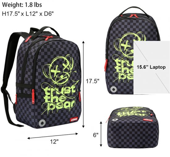 Uniker Backpack UI-25247BP Size Guide