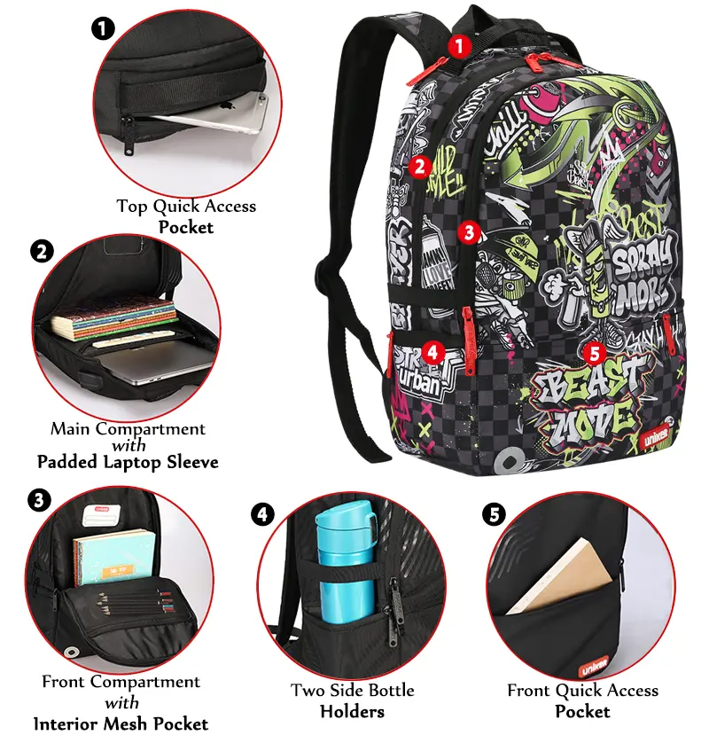 Uniker Laptop Backpack 25269BP
