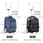 Uniker Rolling Bag butterfly-18035T5 Size Comparison
