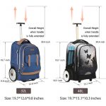 Uniker Rolling Bag cat-butterfly-11120T5 Size Comparison