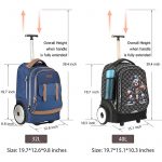 Uniker Rolling Bag cool-bear-14235T5 Size Comparison