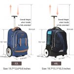 Uniker Rolling Bag the-milky-way-10075T5 Size Comparison