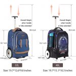 Uniker Rolling Bag three-body-19082T5 Size Comparison