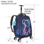 Uniker Rolling Bakcpack UI-14230W Size Guide
