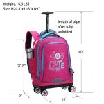 Uniker Rolling Bakcpack UI-13187W Size Guide
